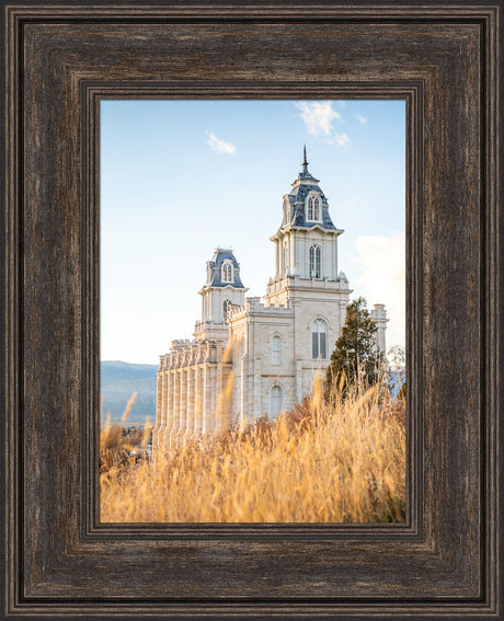 Manti Temple - Golden by Evan Lurker