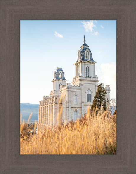 Manti Temple - Golden by Evan Lurker