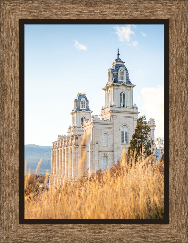 Manti Temple - Golden by Evan Lurker