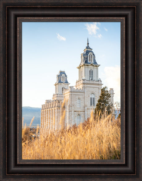 Manti Temple - Golden by Evan Lurker