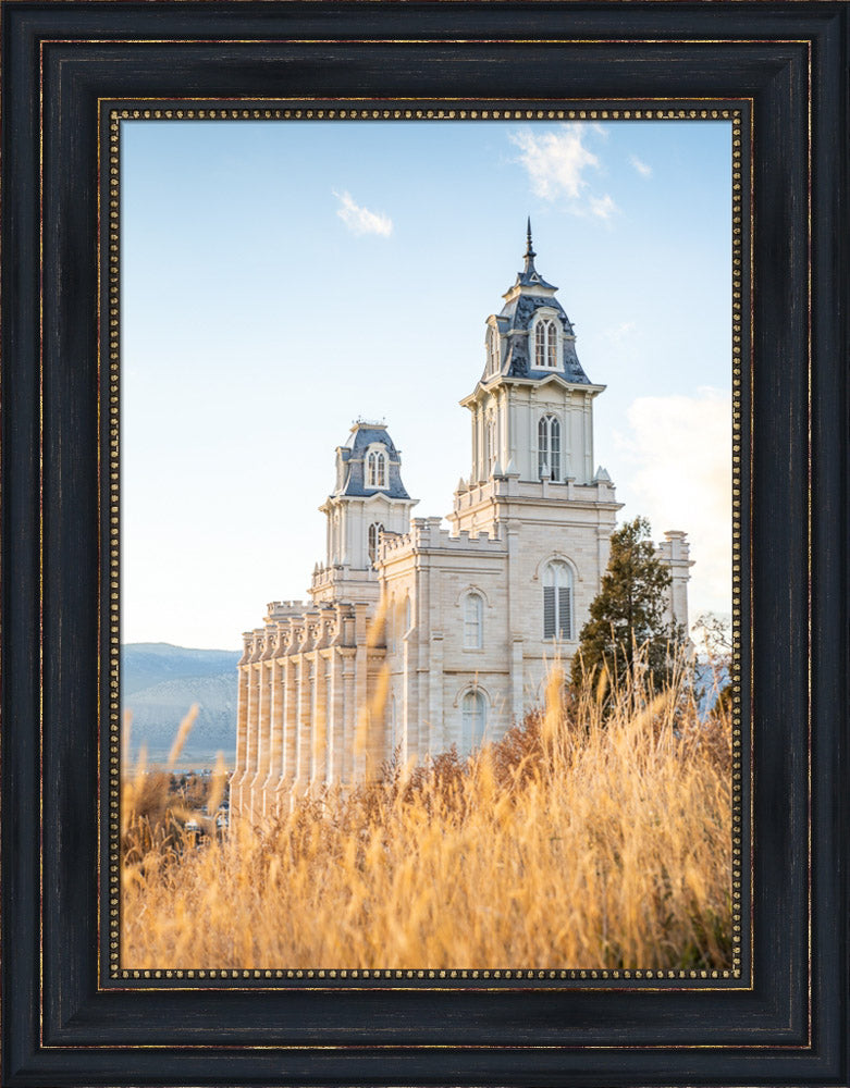 Manti Temple - Golden by Evan Lurker