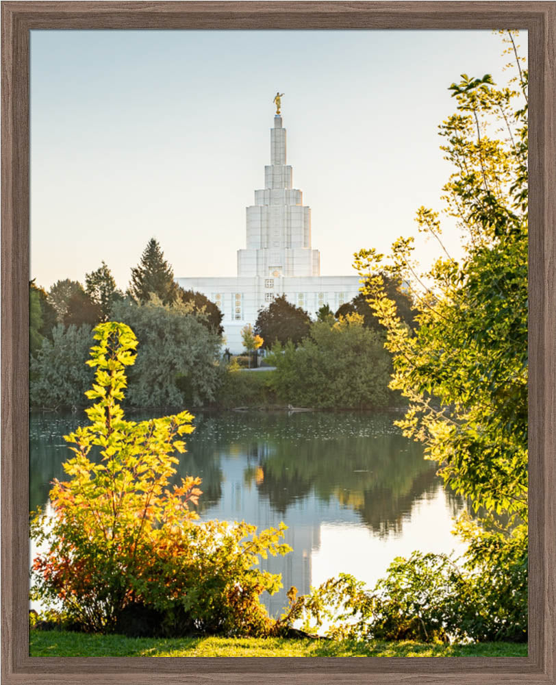 Idaho Falls Temple - Eternal Light by Evan Lurker