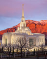 Ogden Temple - Red Mountain by Evan Lurker
