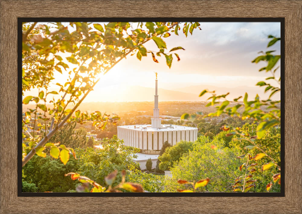 Provo Utah Temple - A Glorious Sight by Evan Lurker