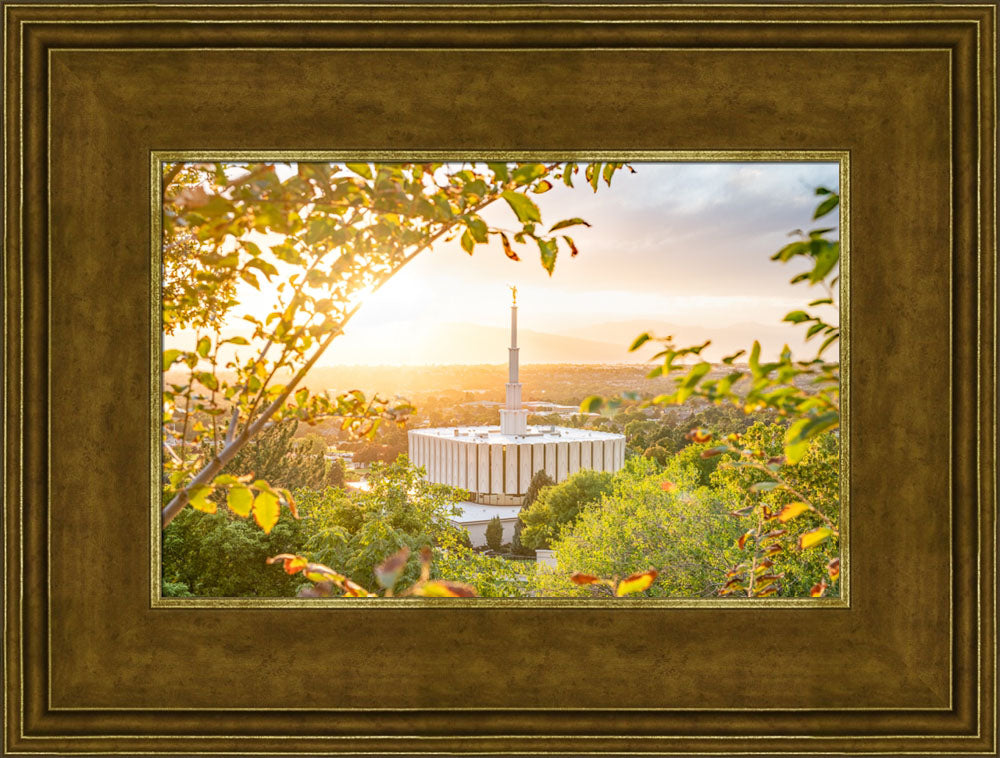 Provo Utah Temple - A Glorious Sight by Evan Lurker