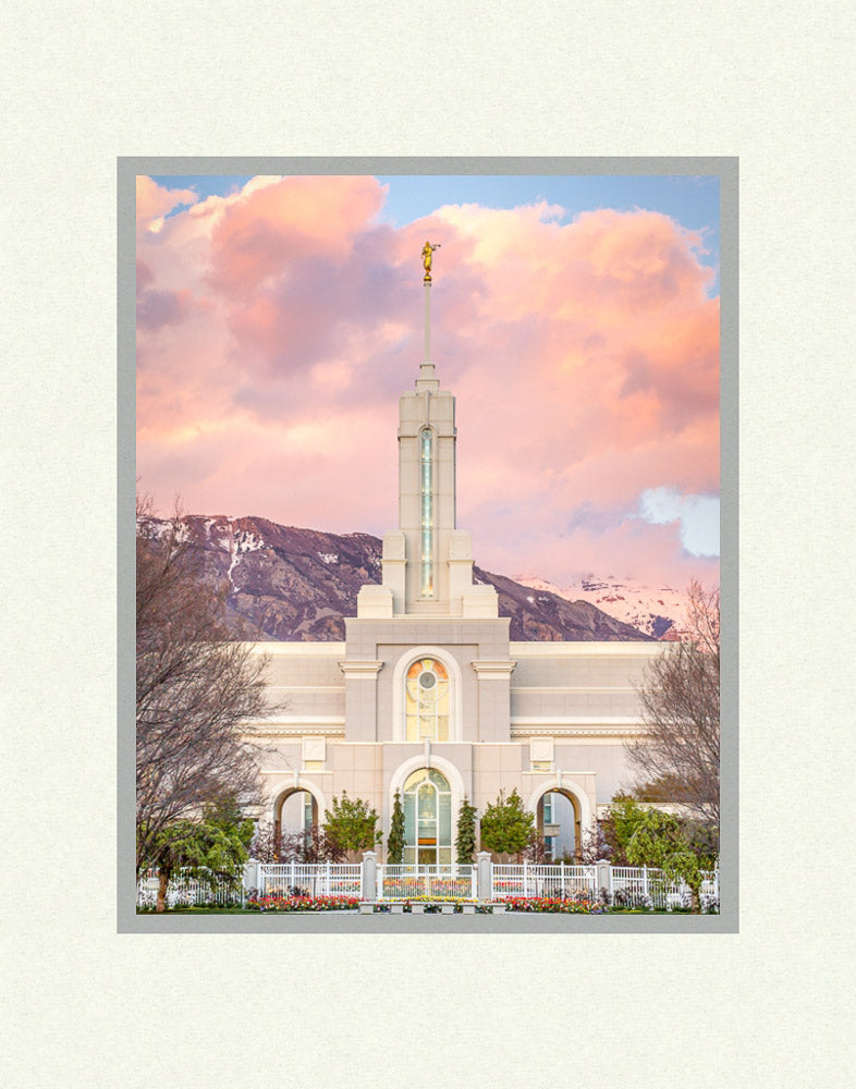 Mount Timpanogos Temple - Mountain View by Evan Lurker