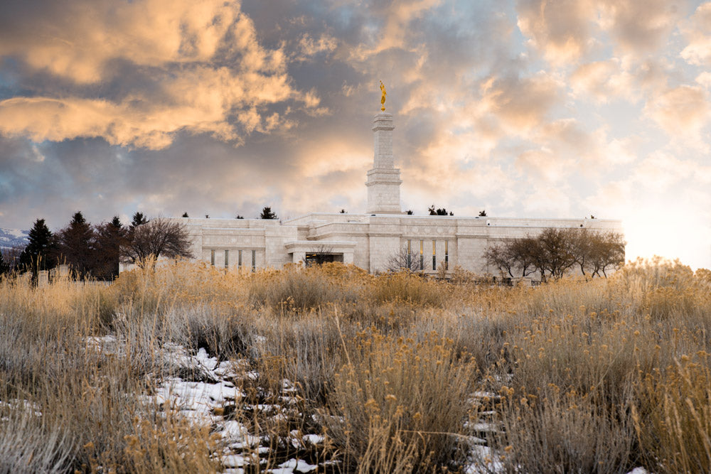 Monticello Temple - Winter by Evan Lurker