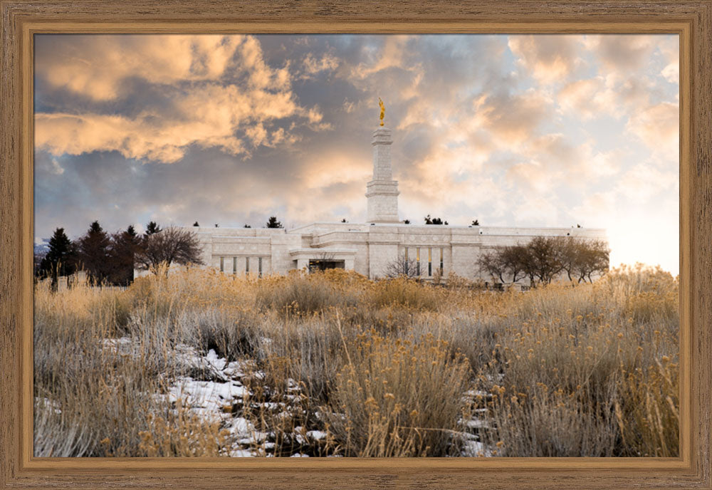 Monticello Temple - Winter by Evan Lurker