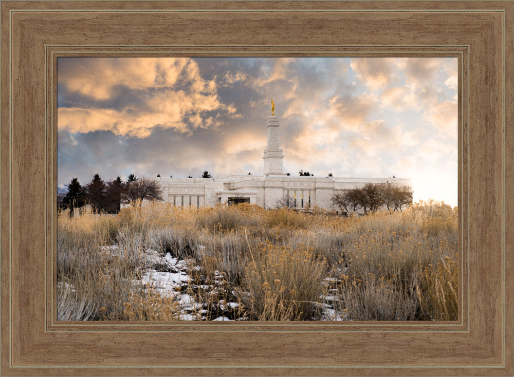 Monticello Temple - Winter by Evan Lurker