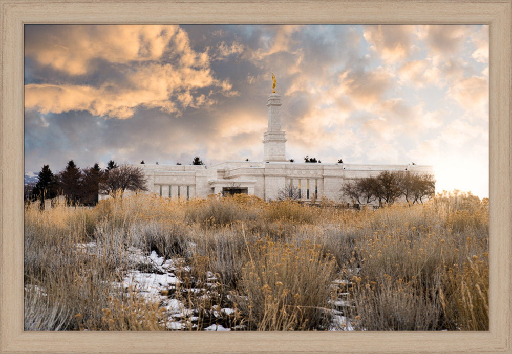 Monticello Temple - Winter by Evan Lurker