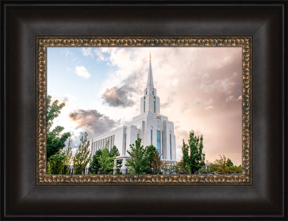 Oquirrh Mountain Temple - Light Prevails by Evan Lurker