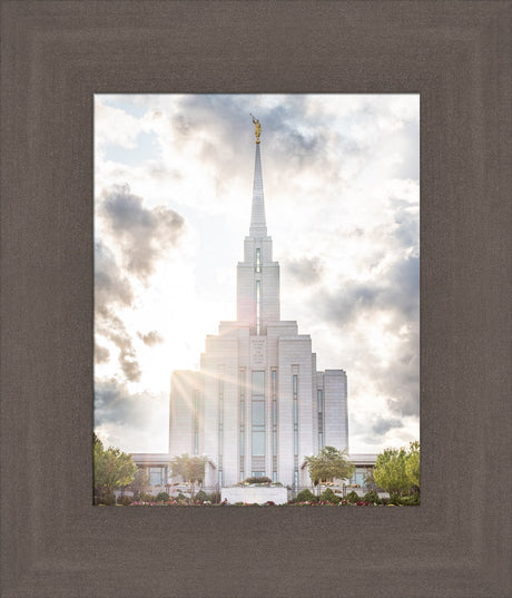 Oquirrh Mountain Temple - Glorious Light by Evan Lurker