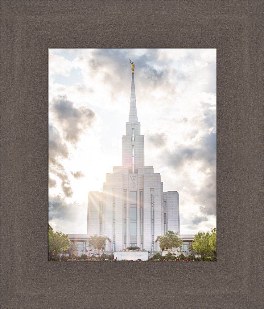 Oquirrh Mountain Temple - Glorious Light by Evan Lurker