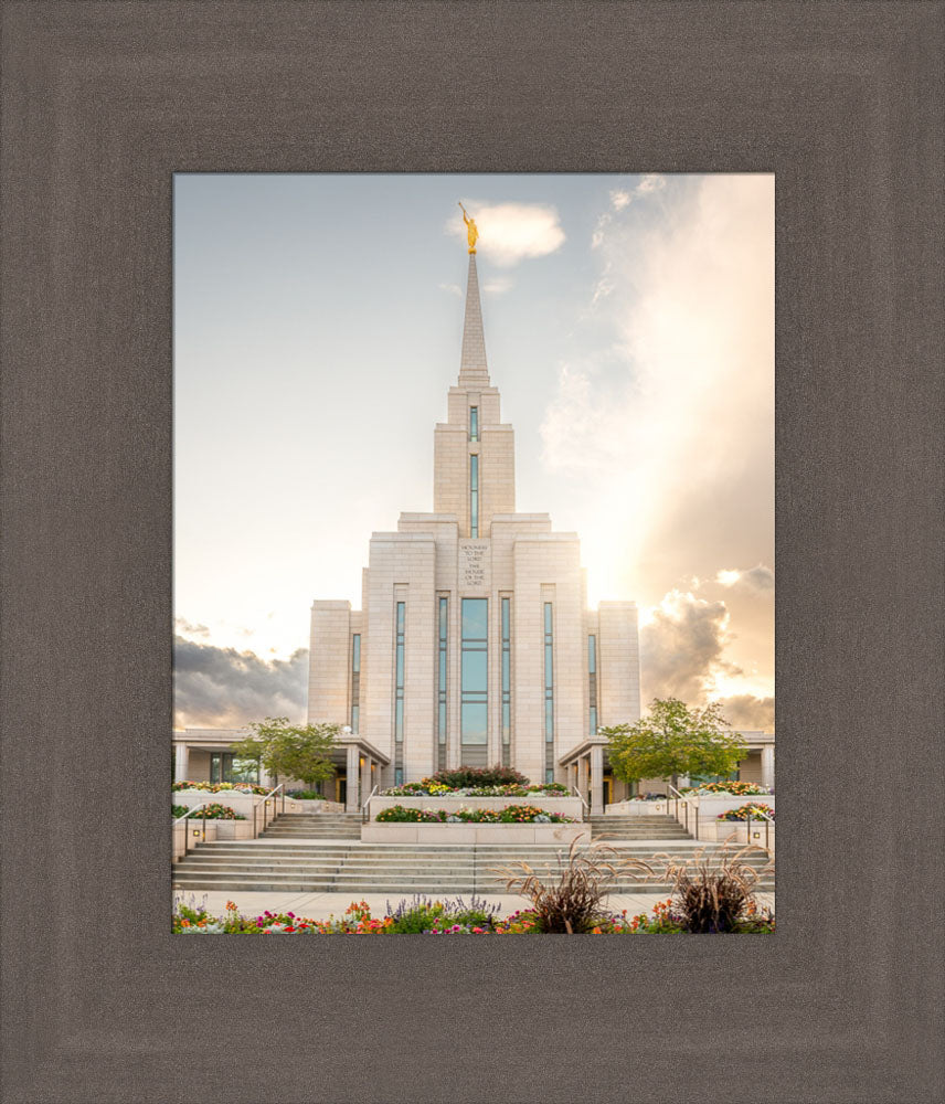 Oquirrh Mountain Temple - Light of Hope by Evan Lurker