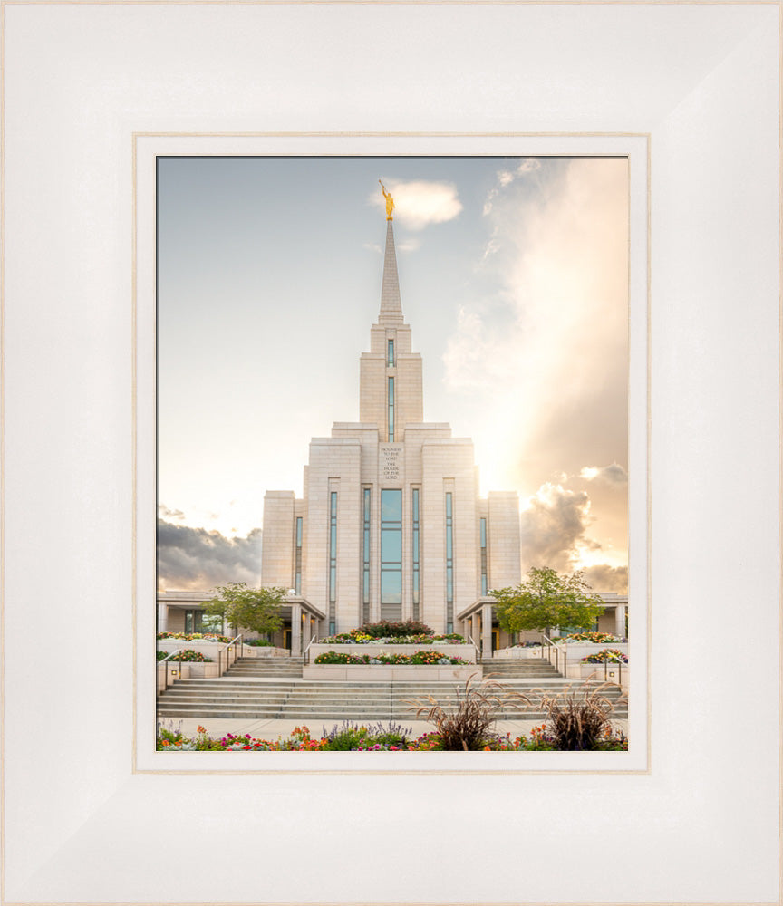 Oquirrh Mountain Temple - Light of Hope by Evan Lurker