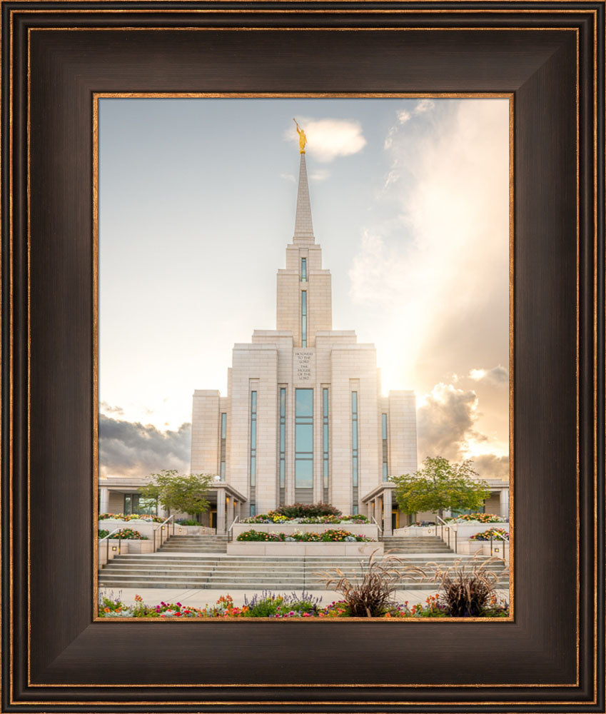 Oquirrh Mountain Temple - Light of Hope by Evan Lurker