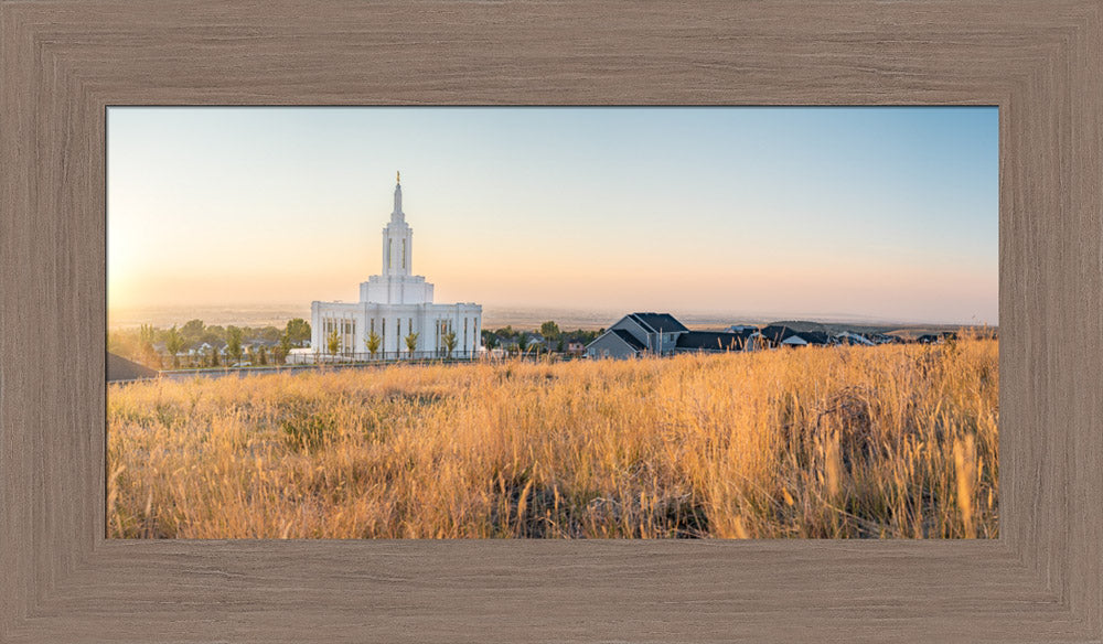 Pocatello Temple - Evening by Evan Lurker