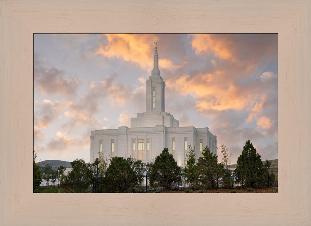 Pocatello Temple - Peace by Evan Lurker