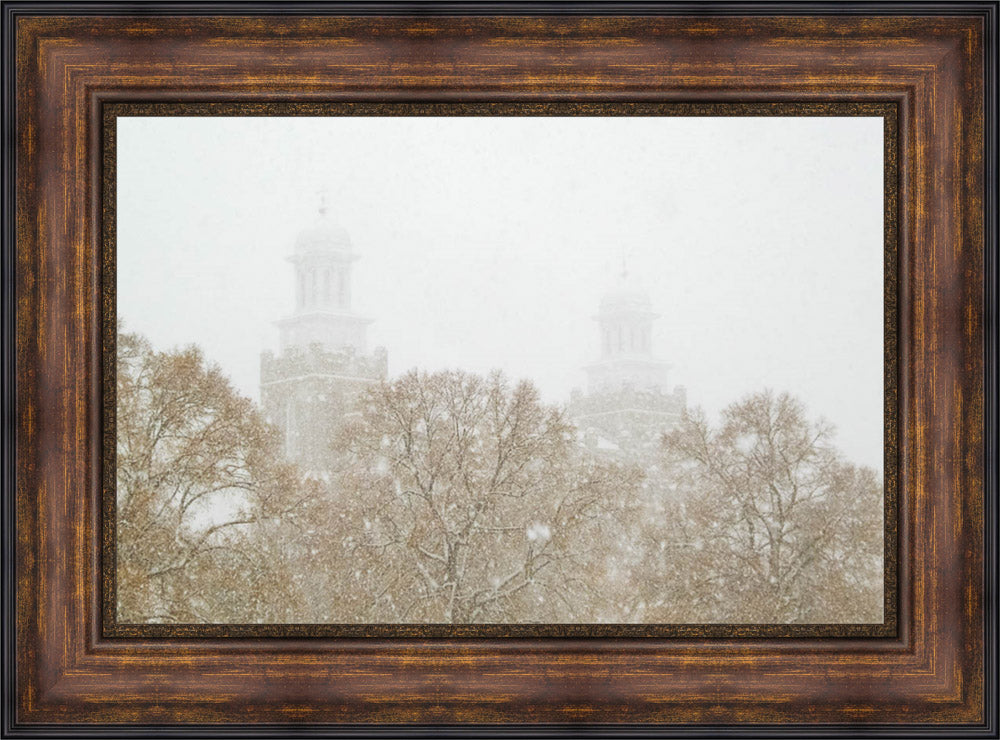 Logan Temple - In the Snow by Greg Collins