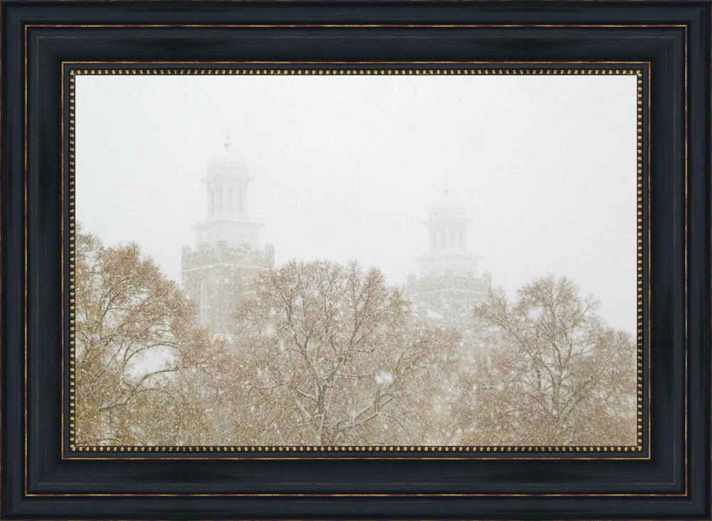 Logan Temple - In the Snow by Greg Collins