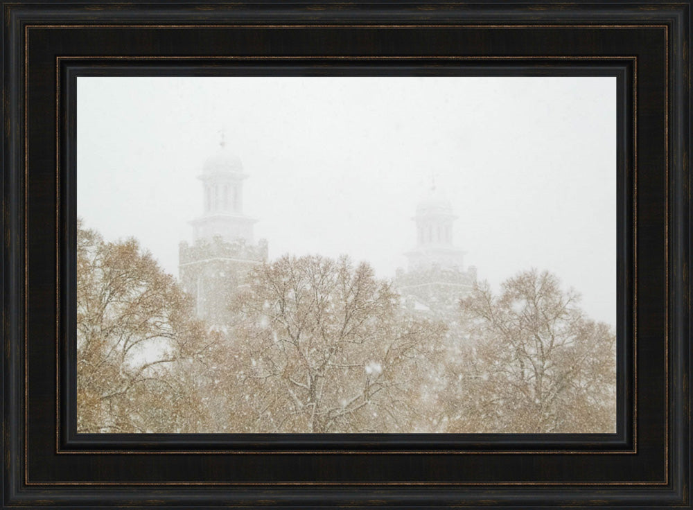 Logan Temple - In the Snow by Greg Collins