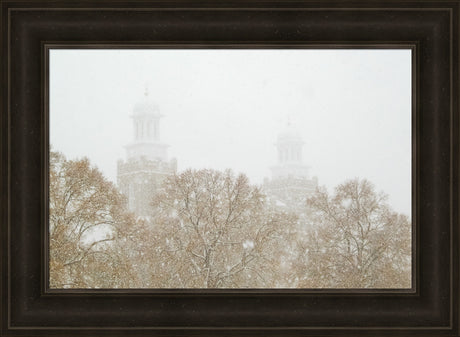 Logan Temple - In the Snow by Greg Collins