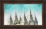 Salt Lake Temple - Morning Glory by Greg Collins