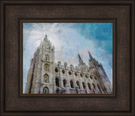 Salt Lake Temple - Brightly Beams by Greg Collins