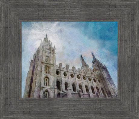 Salt Lake Temple - Brightly Beams by Greg Collins