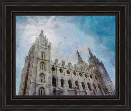 Salt Lake Temple - Brightly Beams by Greg Collins