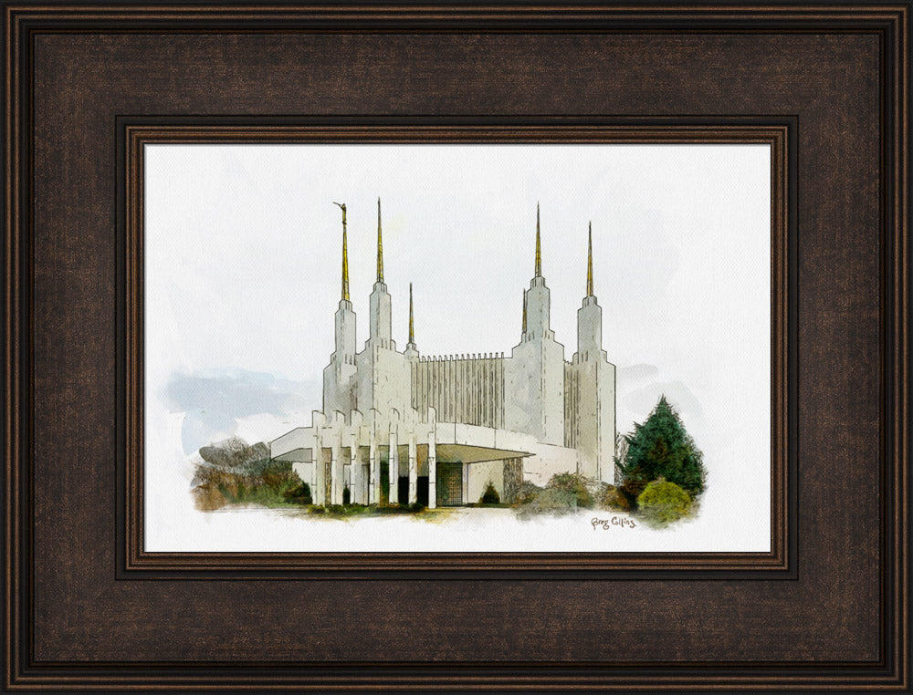 Washington DC Temple - Pierce the Heavens by Greg Collins