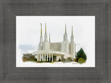 Washington DC Temple - Pierce the Heavens by Greg Collins