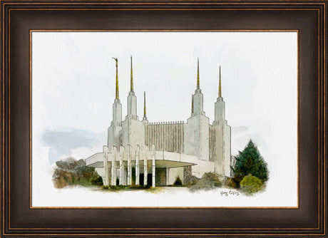 Washington DC Temple - Pierce the Heavens by Greg Collins