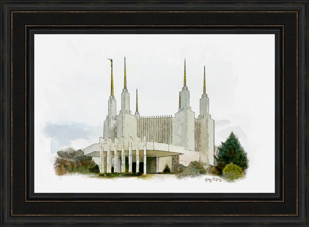 Washington DC Temple - Pierce the Heavens by Greg Collins