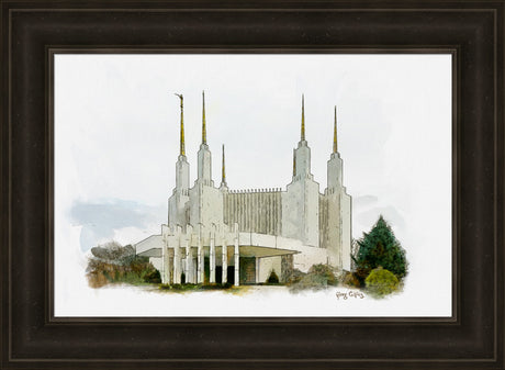 Washington DC Temple - Pierce the Heavens by Greg Collins