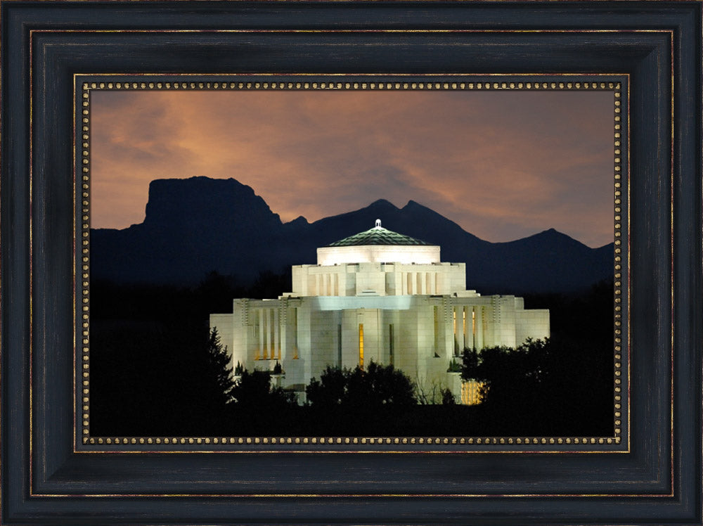 Cardston Temple - Mountain View by Hank deLespinasse