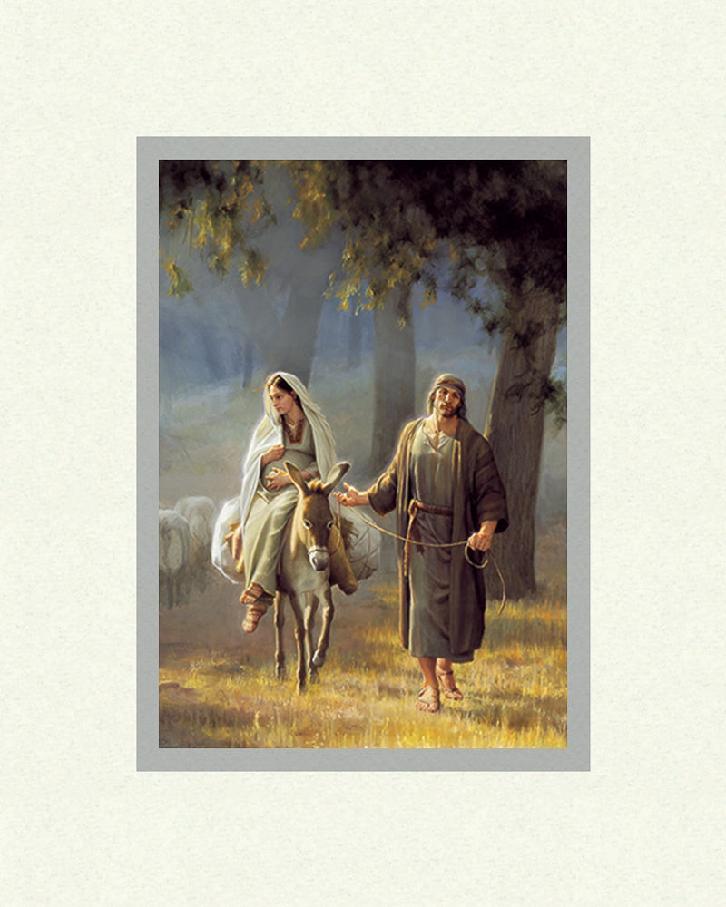 Journey To Bethlehem (detail) by Joseph Brickey