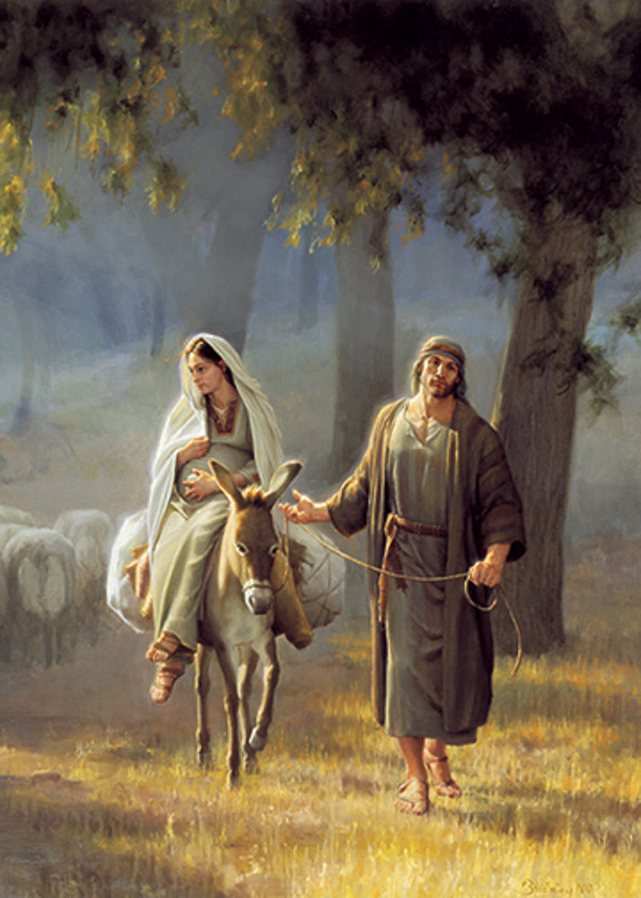 Journey To Bethlehem (detail) by Joseph Brickey