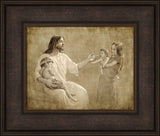 Christ with Children by Joseph Brickey