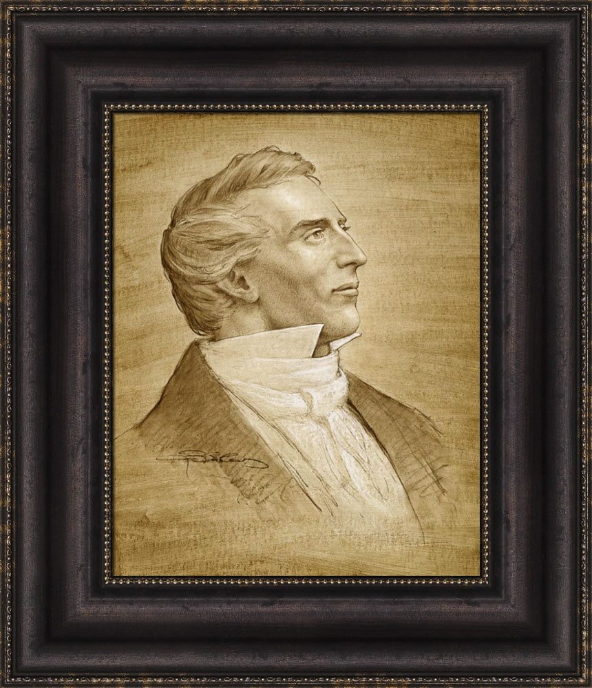 Joe Smith Draw Joseph Smith portrait (sketch) by Joseph Brickey | Altus Fine Art