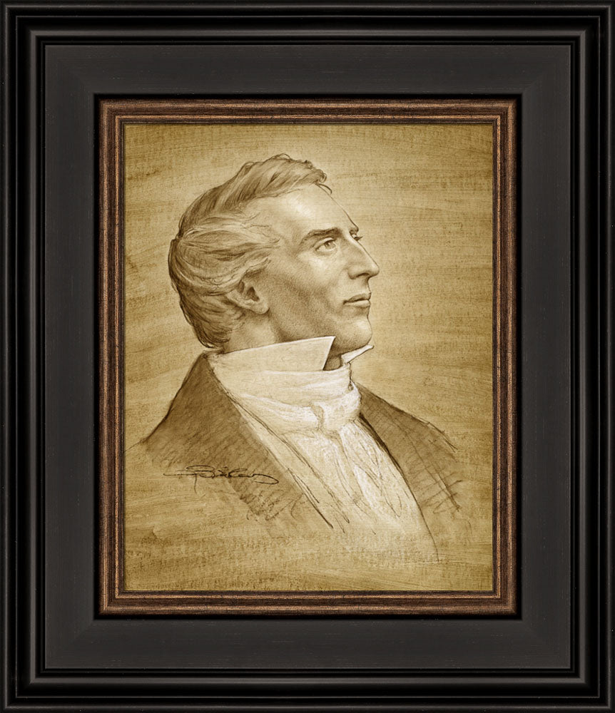 Joseph Smith portrait (sketch) by Joseph Brickey