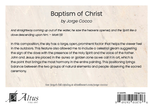Baptism of Christ 5x7 print
