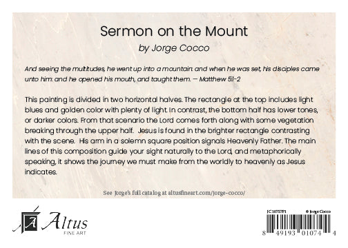 Sermon on the Mount 5x7 print