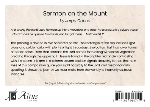 Sermon on the Mount by Jorge Cocco