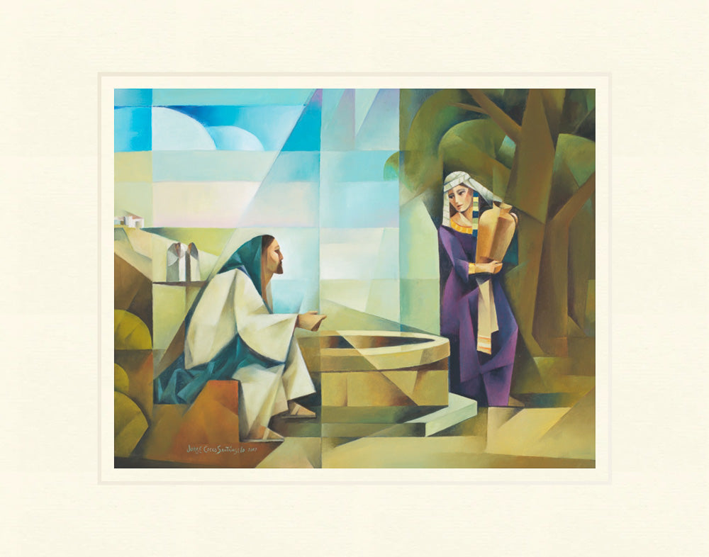 Jesus and the Samaritan Woman by Jorge Cocco