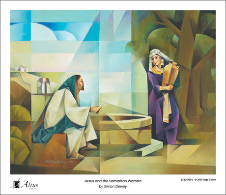 Jesus and the Samaritan Woman by Jorge Cocco