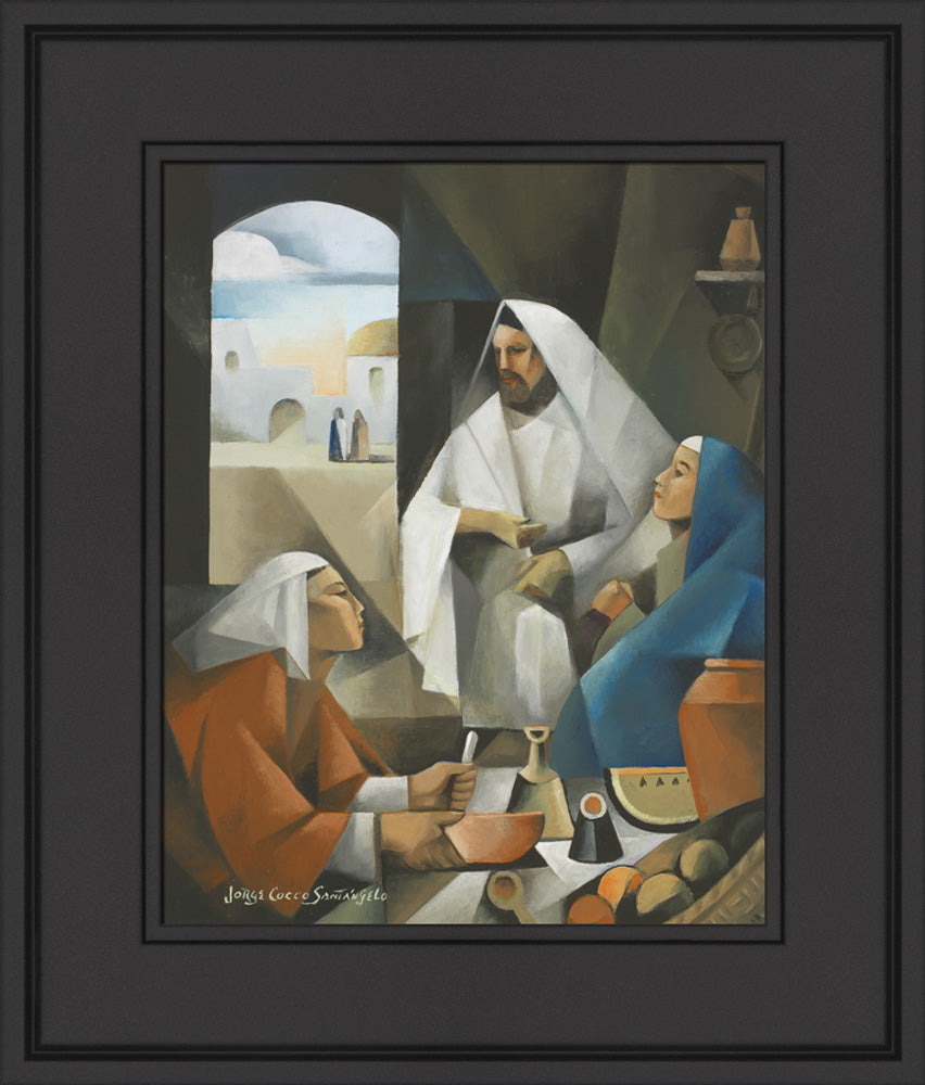 Jesus, Martha, and Mary by Jorge Cocco
