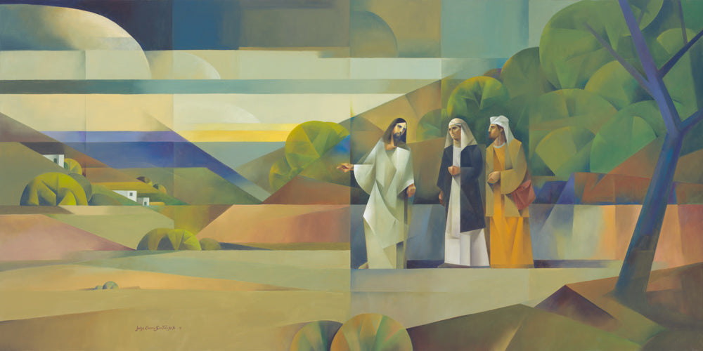 The Road to Emmaus by Jorge Cocco