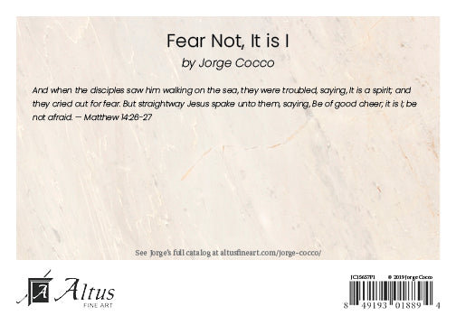 Fear Not, It is I by Jorge Cocco
