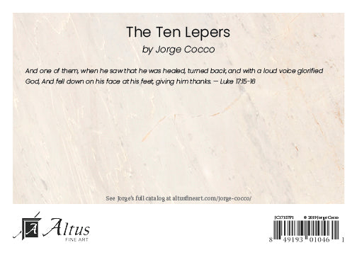 The Ten Lepers 5x7 print